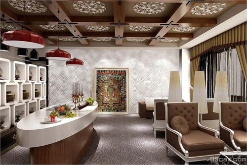 阿森設(shè)計(jì)-和藤醫(yī)藥西藏展廳_美國(guó)室內(nèi)設(shè)計(jì)中文網(wǎng)